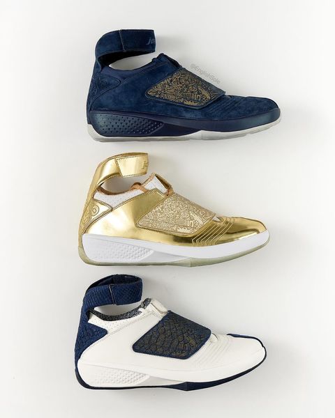 Air jordan 20 gold sales